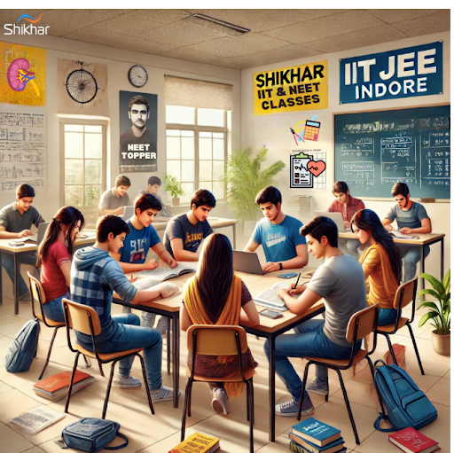 Motivated students preparing for IIT JEE and NEET at Shikhar Classes