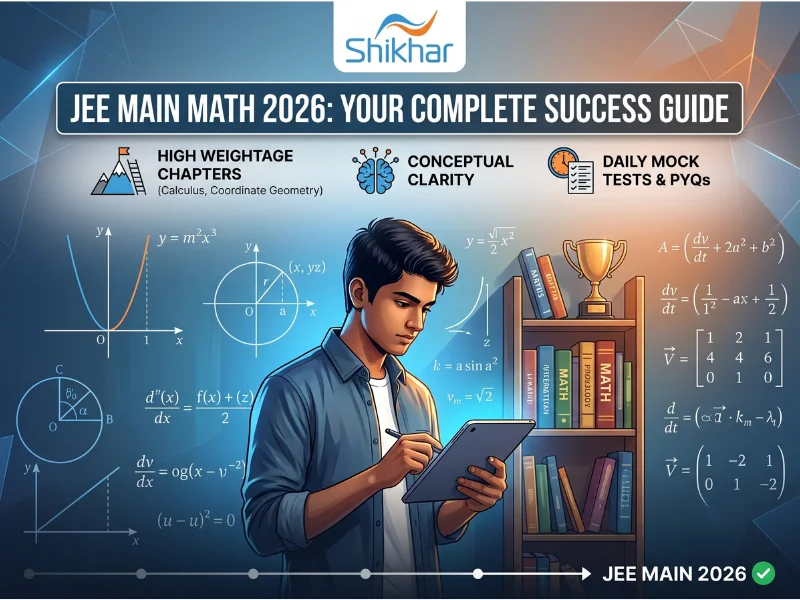 JEE Main Mathematics Preparation Guide with Syllabus, High-Weightage Chapters and Exam Strategy