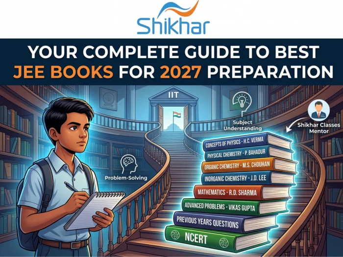 Best JEE Books for 2027 Preparation including HC Verma, RD Sharma, DC Pandey, JD Lee and NCERT for JEE Main and Advanced