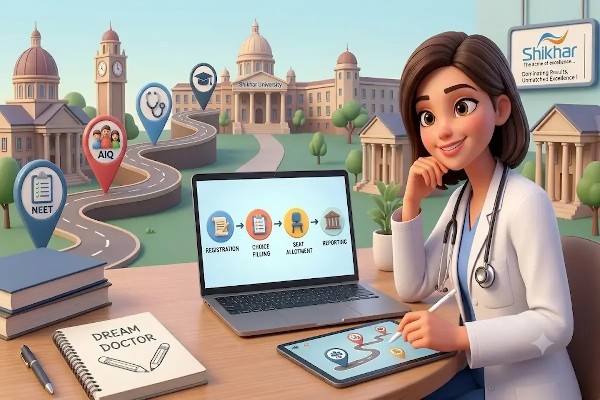 A visual guide to AIQ NEET counselling for medical students