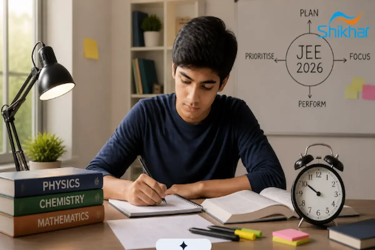 Student managing time effectively while preparing for JEE exam