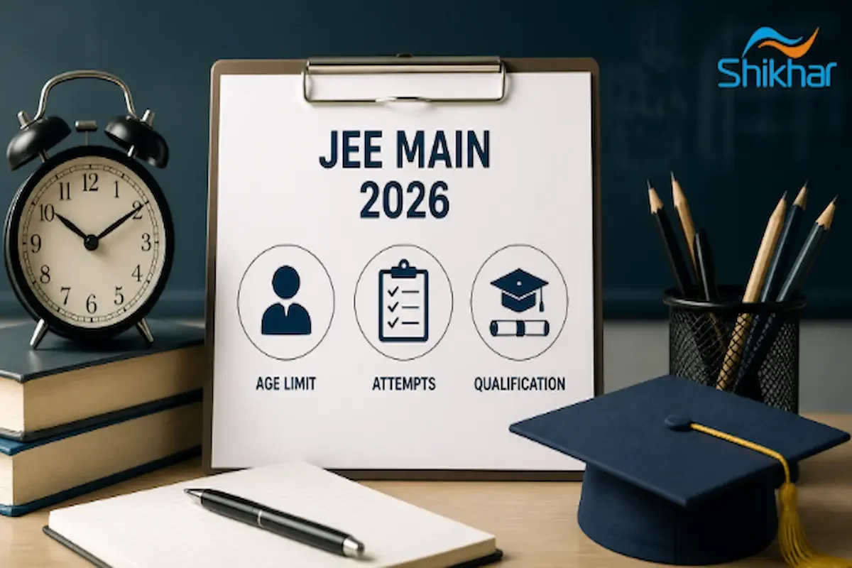 Conceptual image illustrating the eligibility criteria for JEE Main 2026